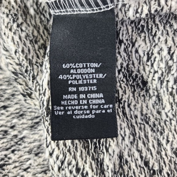 Zac & Rachel Black & Cream Knit Top. Long Sleeve Sz PL. - Picture 5 of 12